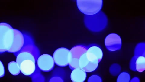 Christmas lights on black background Stock Footage 137789460