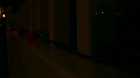 Christmas Lights blinking Stockbeeldmateriaal 290075