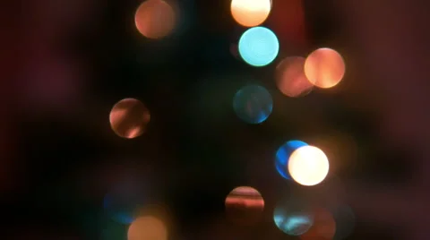 Christmas Lights Bokeh 2 Stock Footage 45913307