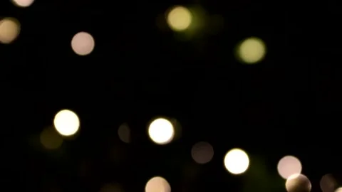 Christmas Lights Bokeh Background Stock Footage 168039433