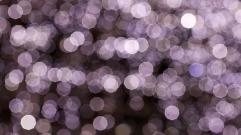 A christmas lights bokeh background in silver 4k 25fps video Stock-Footage 322580058