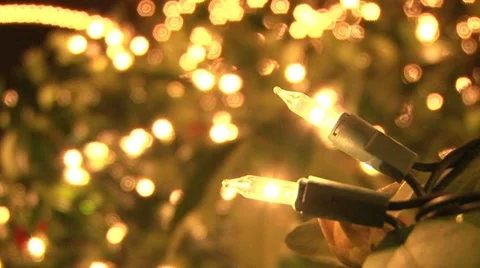 Christmas Lights Close Up 2 Video stock 10914818