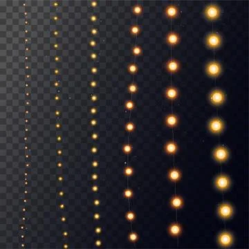 Christmas Lights Concept Stock Illustration