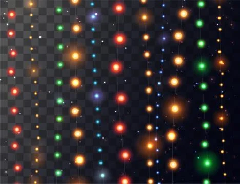 Christmas Lights Concept Stock Illustration