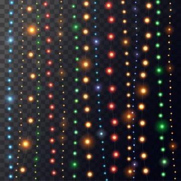 Christmas Lights Concept Illustrazione stock