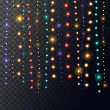 Christmas lights concept Stock Illustration