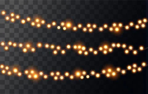 Christmas lights concept Illustrazione stock