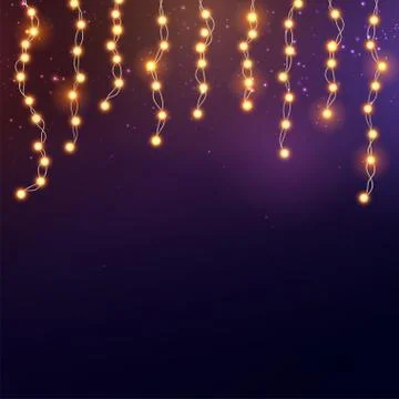 Christmas lights concept Illustrazione stock