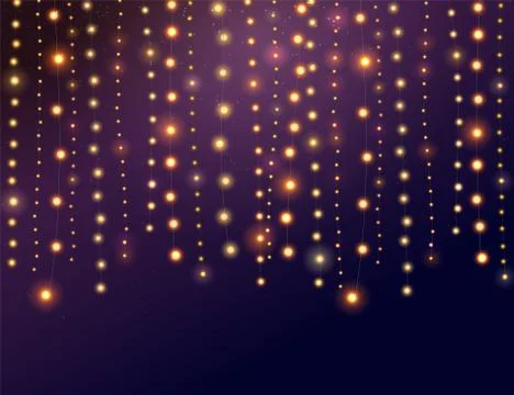 Christmas lights concept イラスト素材