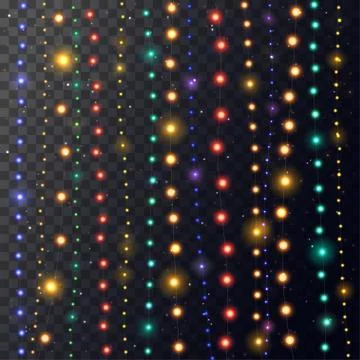 Christmas lights concept Stock Illustration