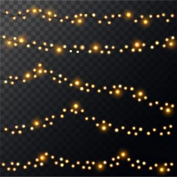 Christmas lights concept Illustrazione stock