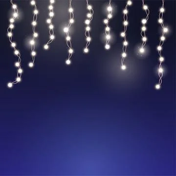 Christmas lights concept Stock Illustration
