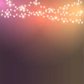 Christmas lights concept Stock Illustration