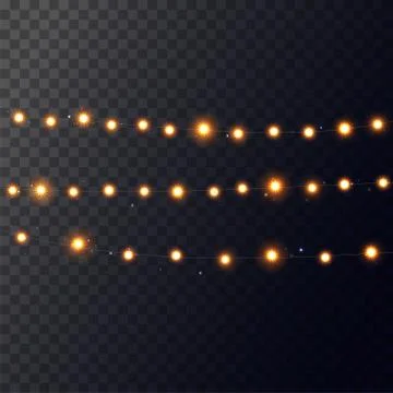 Christmas lights concept Illustrazione stock