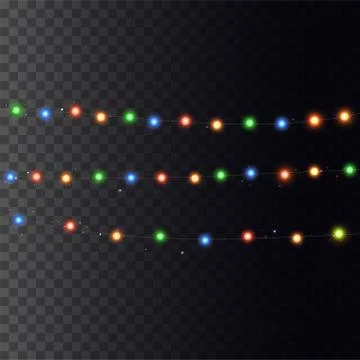 Christmas lights concept Stock Illustration