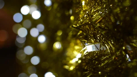 Christmas lights in defocused background Stock-Footage 166601977
