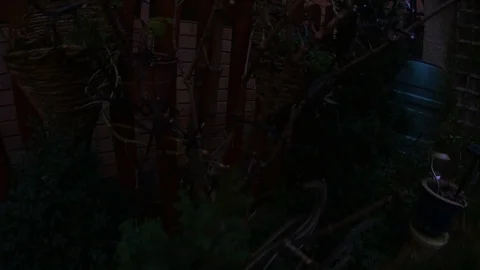 Christmas Lights Fly Through 1 4k Stock Footage 100335975