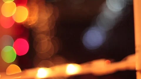 Christmas Lights Stock Footage 991533