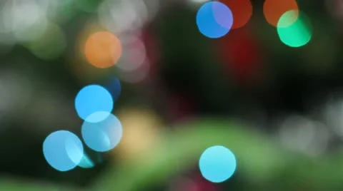 Christmas lights Stock Footage 12442938