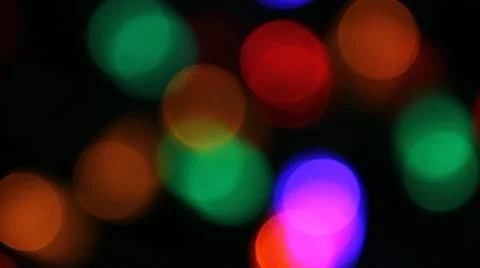 Christmas lights Video stock 12554362