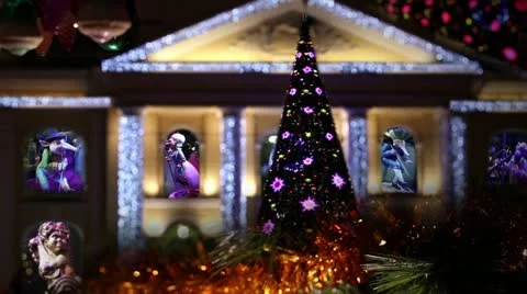 Christmas Lights Stock Footage