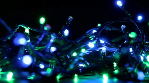 Christmas lights Video stock 33360814