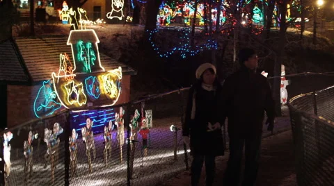 Christmas lights. Vídeo Stock 57364164