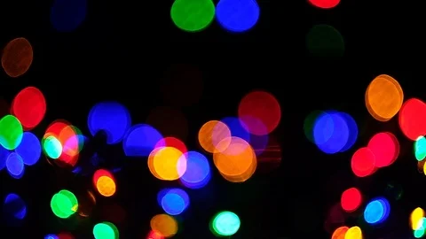 Christmas lights Stock Footage 123705506
