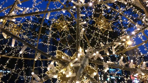 Christmas lights Stock Footage 144398432