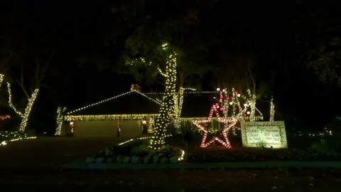 Christmas lights Video stock 150458693