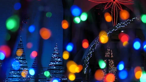 Christmas lights Stock Footage 166740582