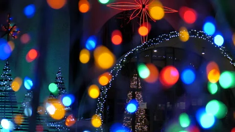 Christmas lights Stock Footage 166740588