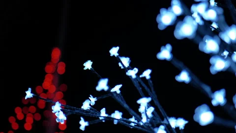 Christmas lights Stock Footage 166740629