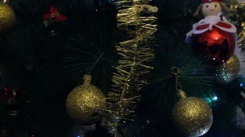 Christmas lights Stock Footage 228630288