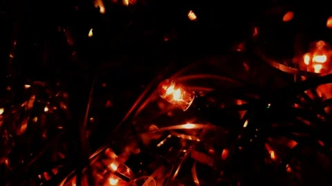 Christmas lights Stock Footage 247393547