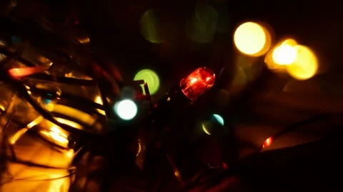 Christmas lights Stock Footage 247397057
