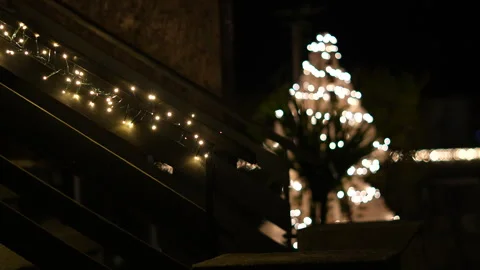Christmas Lights Stock Footage 259413788