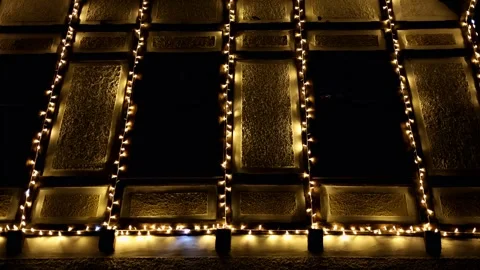 Christmas lights 스톡 동영상 327541494