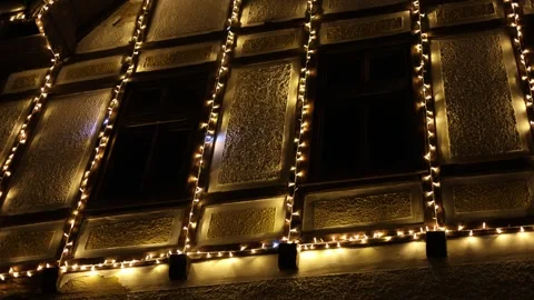 Christmas lights 스톡 동영상 327541505
