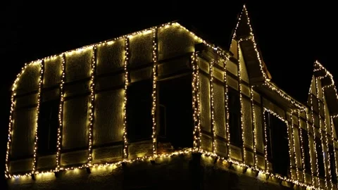 Christmas lights 스톡 동영상 327541526