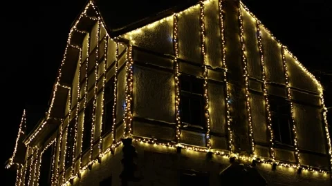Christmas lights 스톡 동영상 327541653