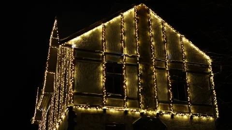 Christmas lights 스톡 동영상 327541662
