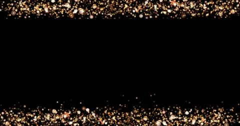 Christmas Lights Frame  Falling Particle Lights for Festive Overlays. Perfe.. Illustrazione stock