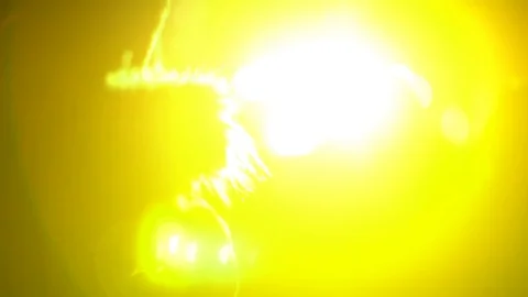 Christmas lights on a hat Stock Footage 100988852