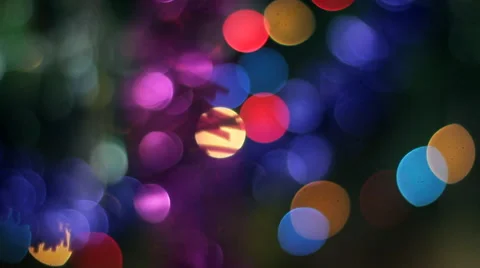 Christmas Lights HD Stock Footage 44826786