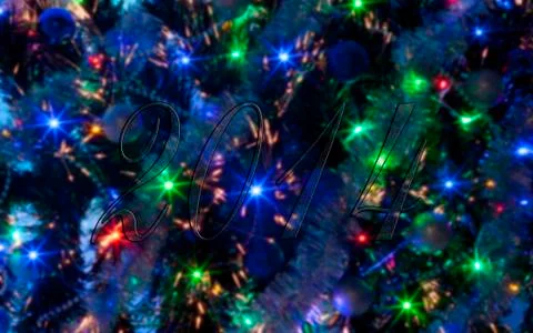 Christmas lights Stock Illustration
