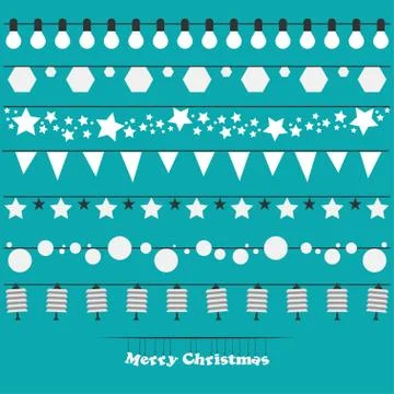 Christmas lights Stock Illustration