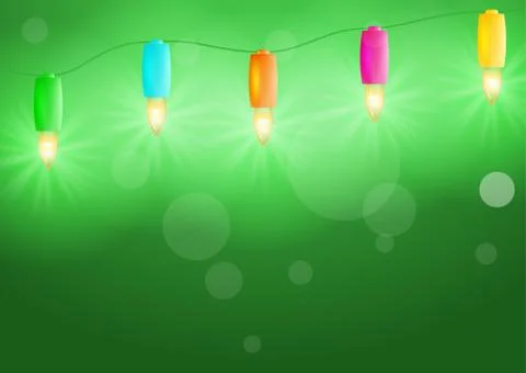 Christmas lights Stock Illustration