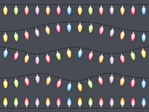 Christmas Lights Stock Illustration