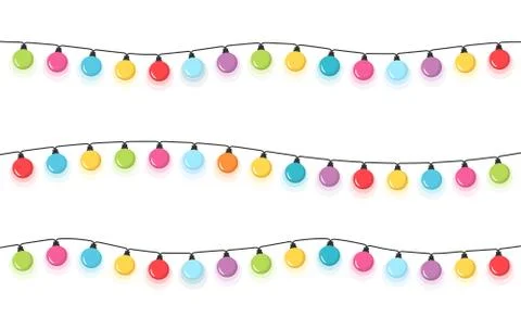 Christmas Lights Stock Illustration